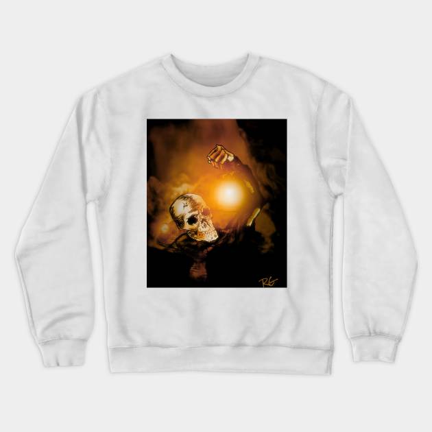 Dead Coal Miner Crewneck Sweatshirt by RG Illustration